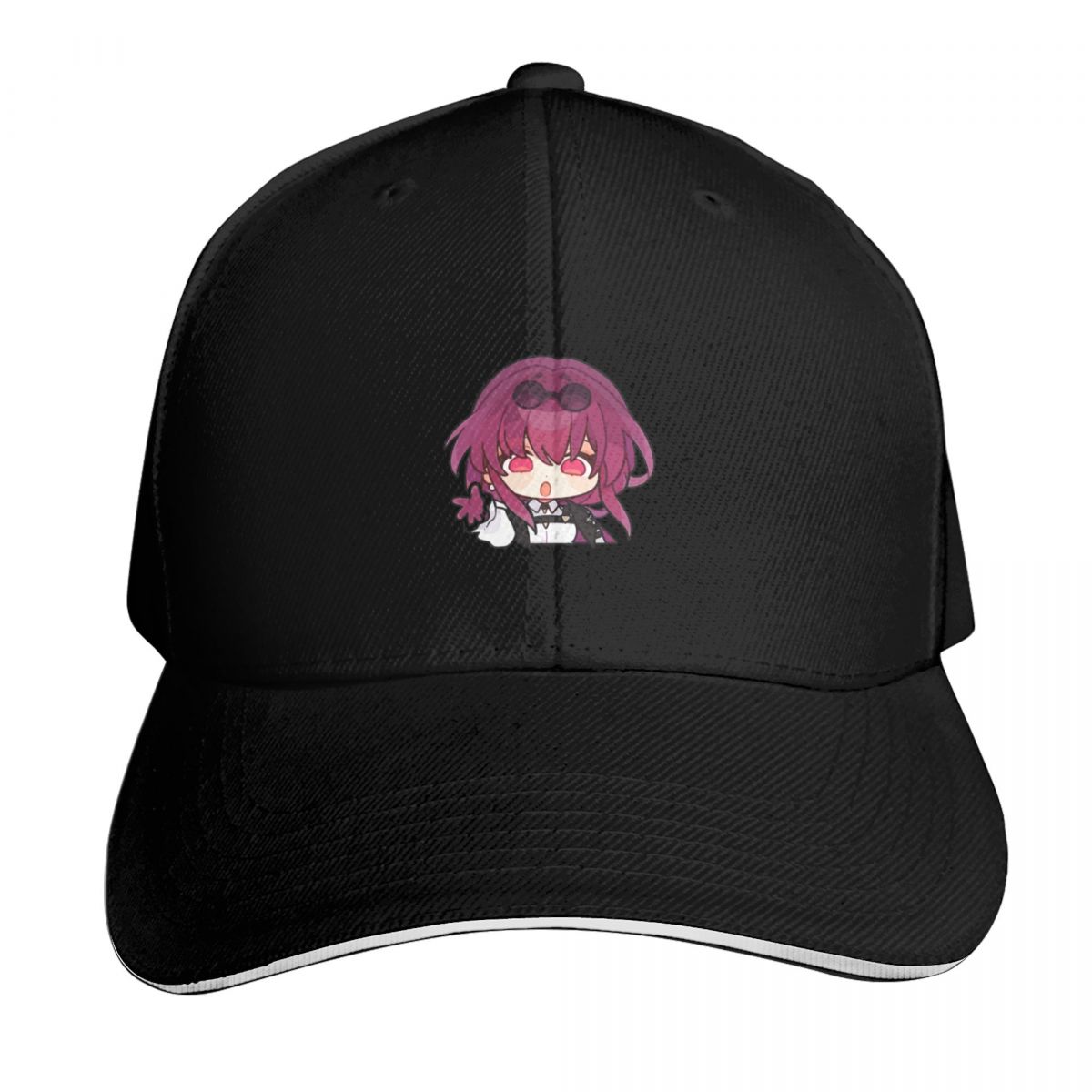 Baseball Cap Structured - 붕괴: 스타레일 카프카 야구 모자, 스트랩백