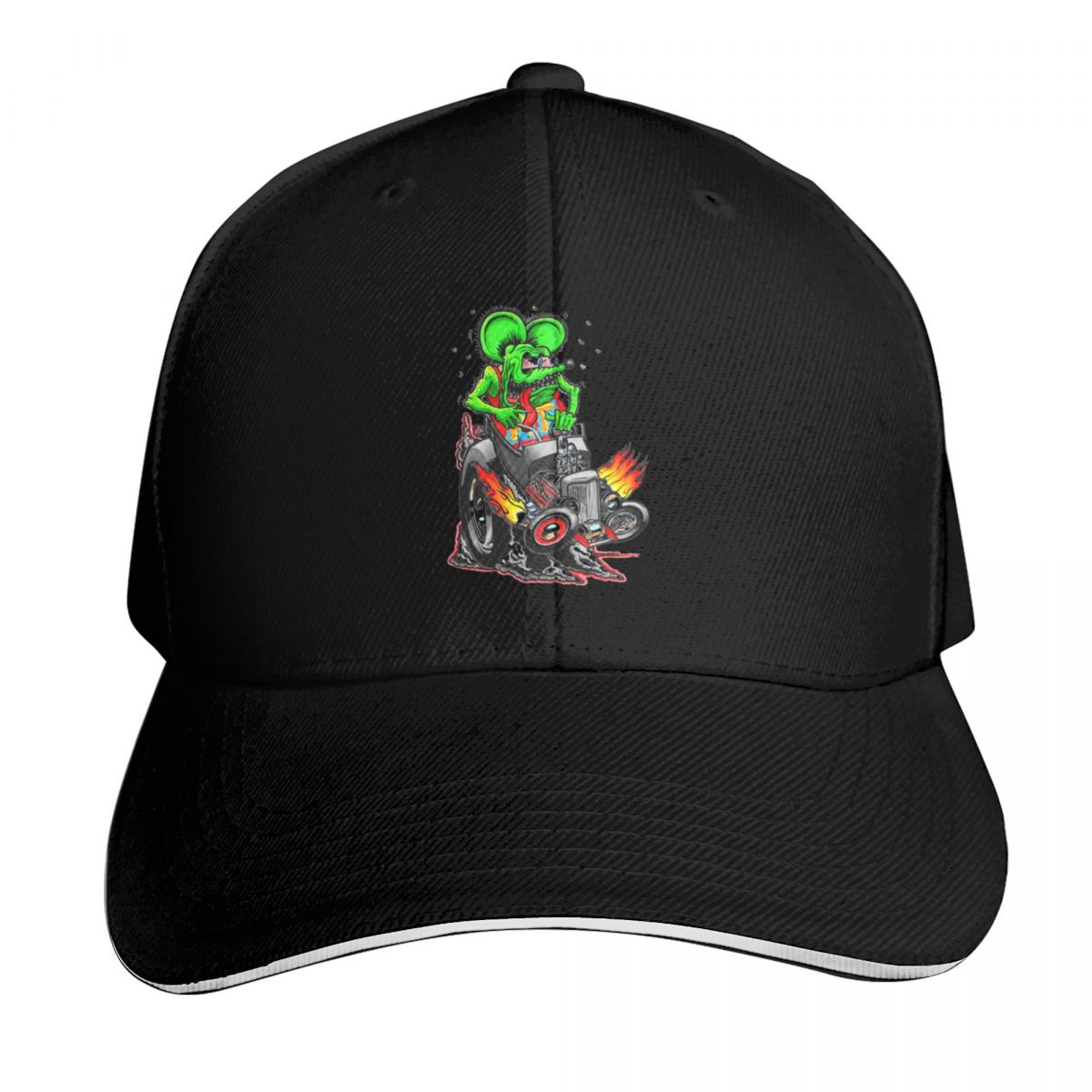 Baseball Cap Structured - 랫 핑크, 재미있는 야구 모자, 스냅백,