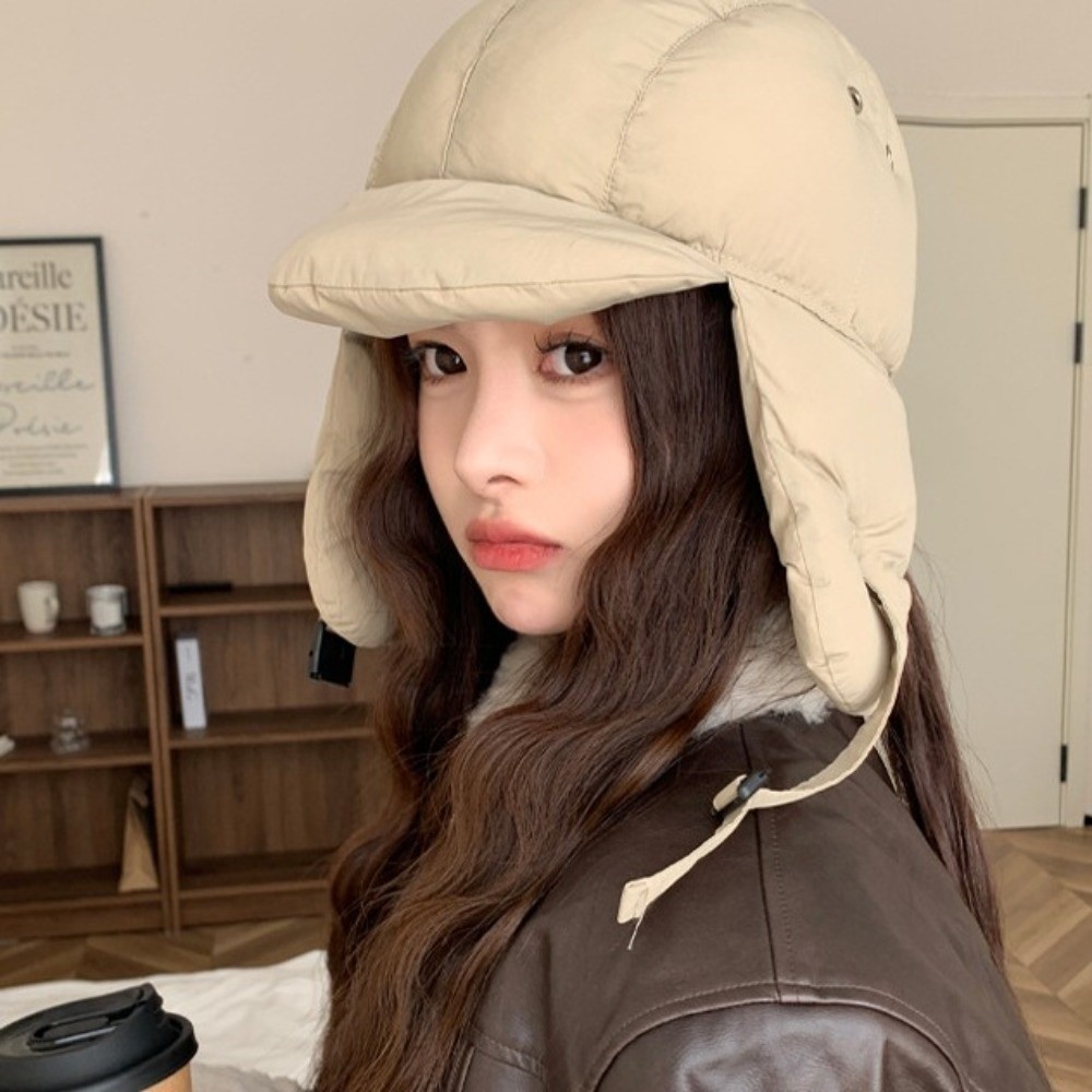 단색 패딩 봄버 모자 귀덮개 방풍 사이클링 캡 보온 풀 - Trapper Hat Ear Flap 리뷰 및 가격
