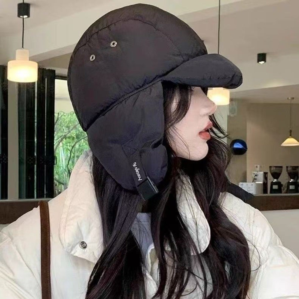 단색 패딩 봄버 모자 귀덮개 방풍 사이클링 캡 보온 풀 - Trapper Hat Ear Flap 리뷰 및 가격