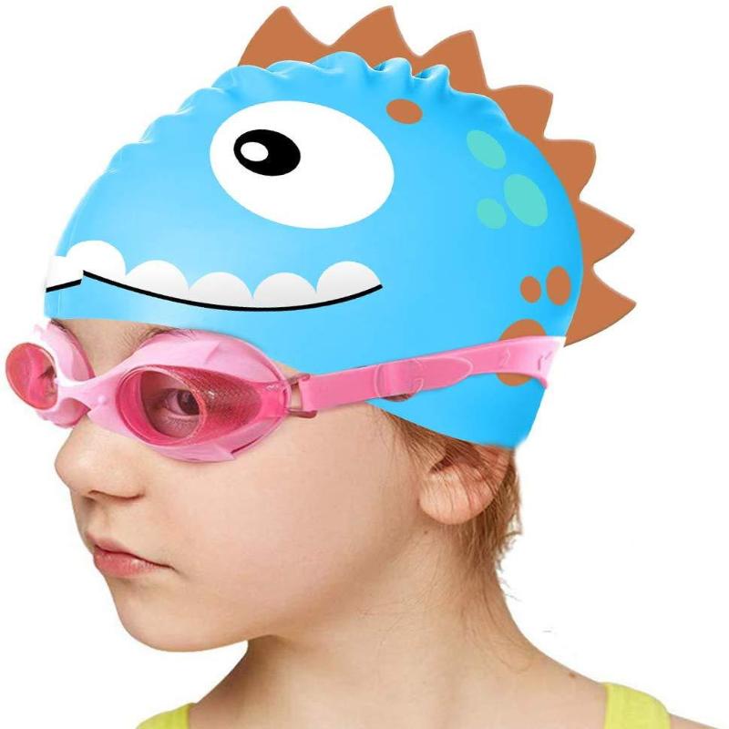 새로운 만화 실리콘 수영모 방수 공룡 긴 머리 스포츠  - Swim Hat Silicone 리뷰 및 가격