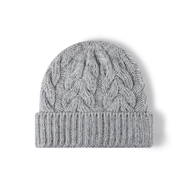 남녀공용 울 혼방 케이블 니트 비니, 밴드형 디자인,  - Beanie Cuffed Knit 리뷰 및 가격