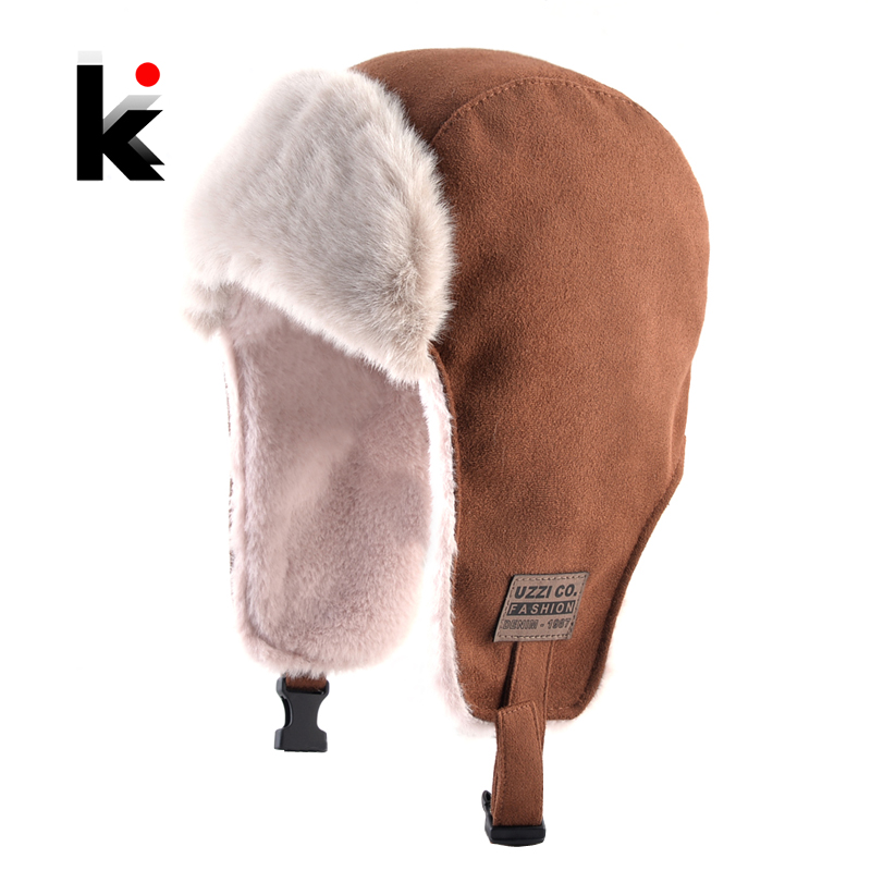 귀마개가 있는 봄버 모자, 인조 가죽 사냥꾼 이어 플랩 - Trapper Hat Ear Flap 리뷰 및 가격