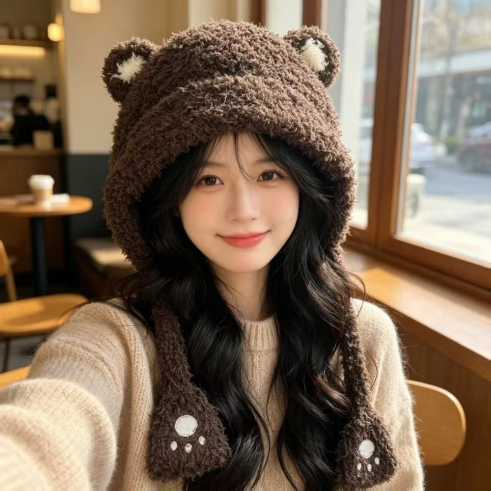 폴리에스터 소재의 트래퍼 모자, 한국 스타일의 발자국  - Trapper Hat Ear Flap 리뷰 및 가격