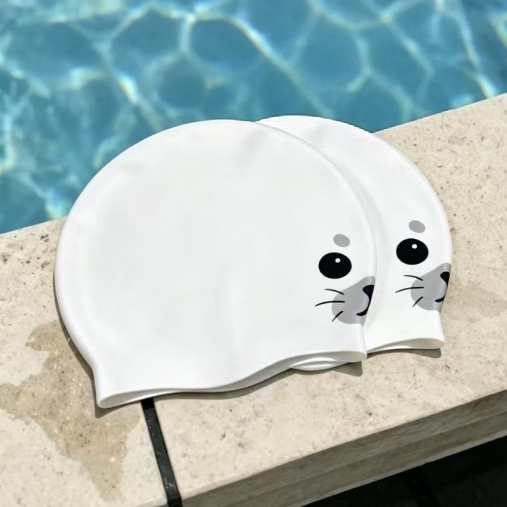 귀여운 방수 실리콘 수영 모자 빠른 건조 만화 수영 모 - Swim Hat Silicone 리뷰 및 가격