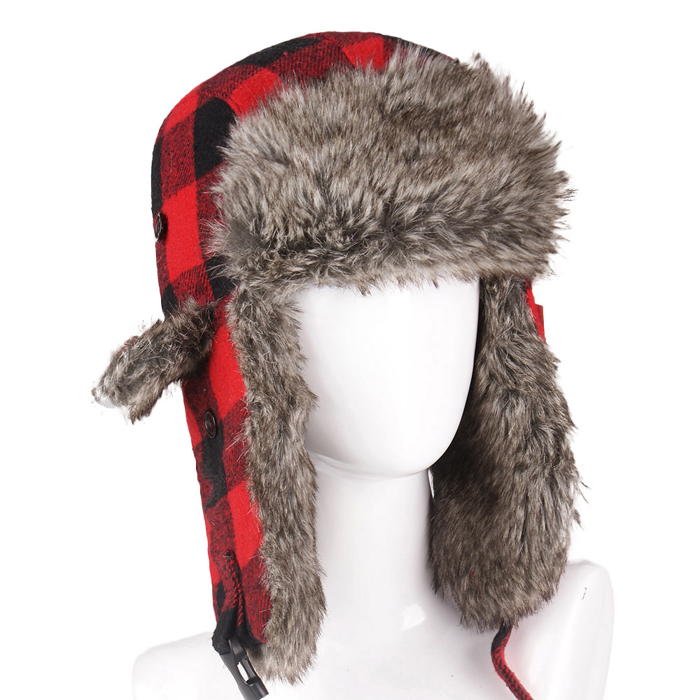 초라 플란넬 겨울 트래퍼 모자 버팔로 체크 따뜻한 방풍 - Trapper Hat Ear Flap 리뷰 및 가격