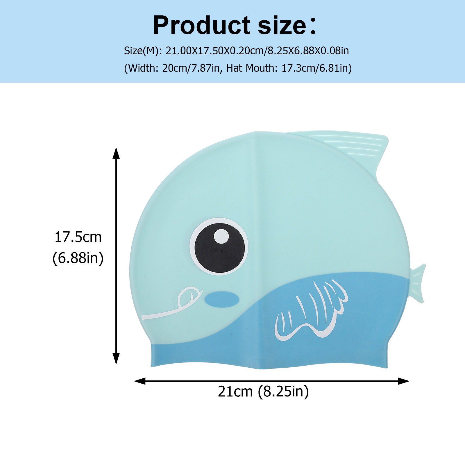 어린이용 실리콘 수영모, 넓은 챙, 방수 기능, 가벼운 - Swim Hat Silicone 리뷰 및 가격