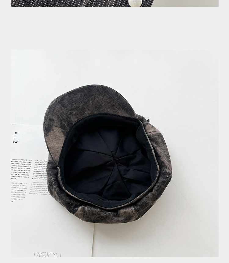 패션 힙합 팔각형 모자 펑크 리벳 스타 스티커 베레모  - Dad Hat Cotton 리뷰 및 가격